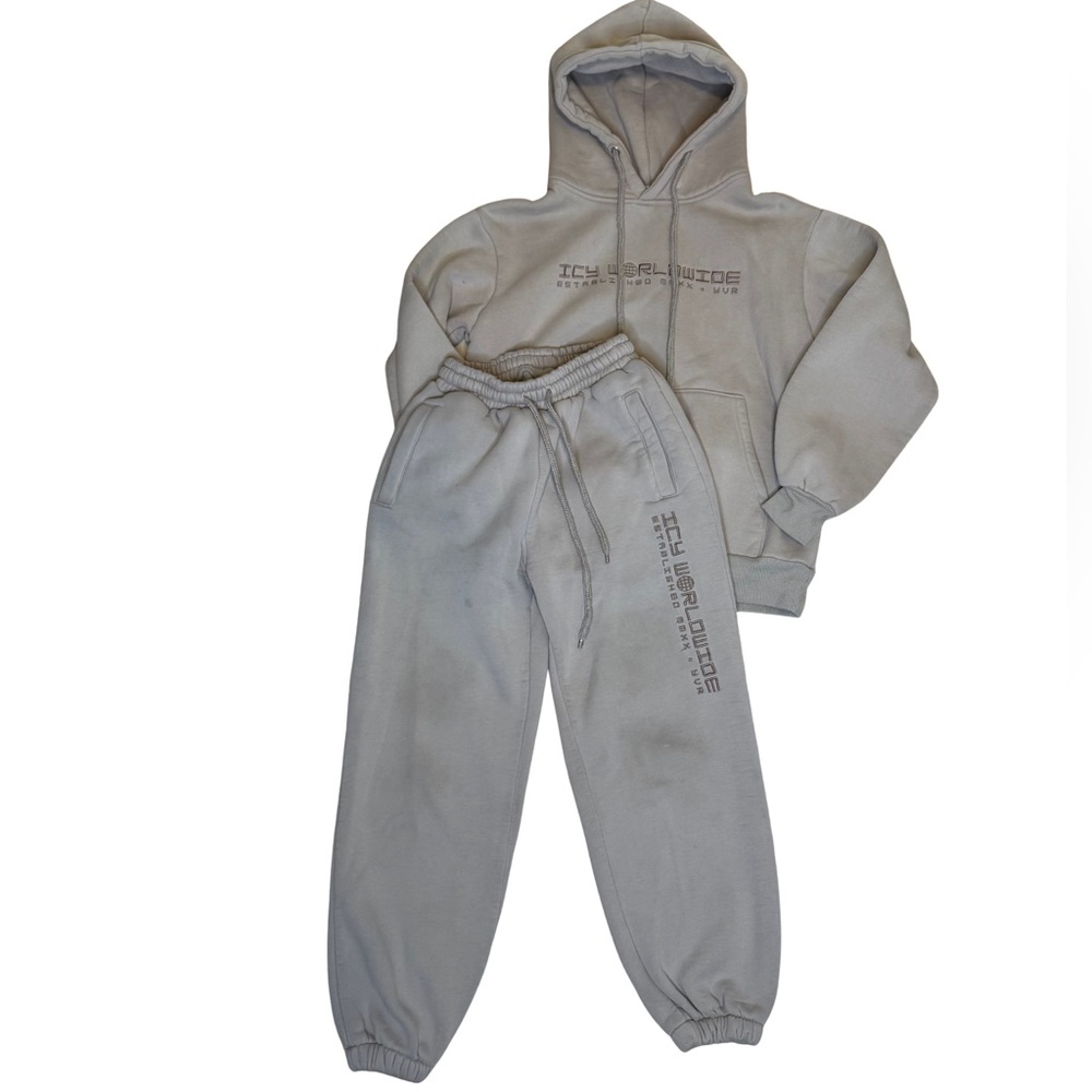 Tan Sweatpants Set